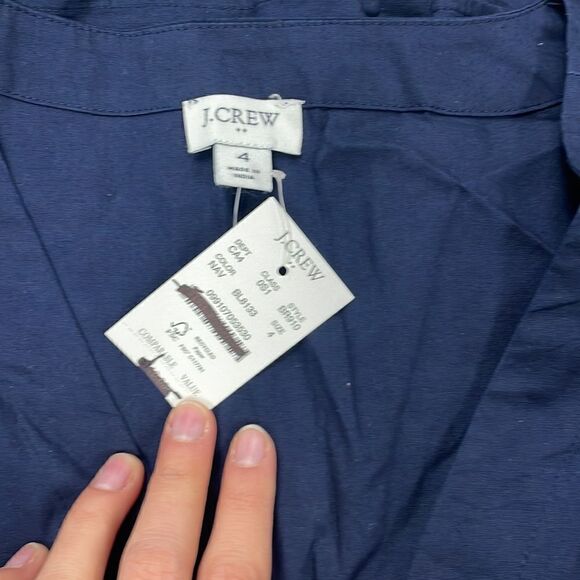 J. Crew Faux-wrap sleeveless mini dress* - Picture 6 of 10